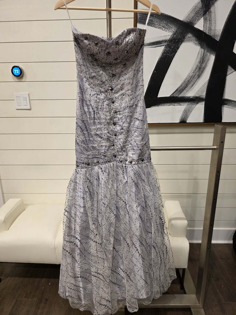 Jump Apparel by Wendye Chaitin Light Gray Dress Shell